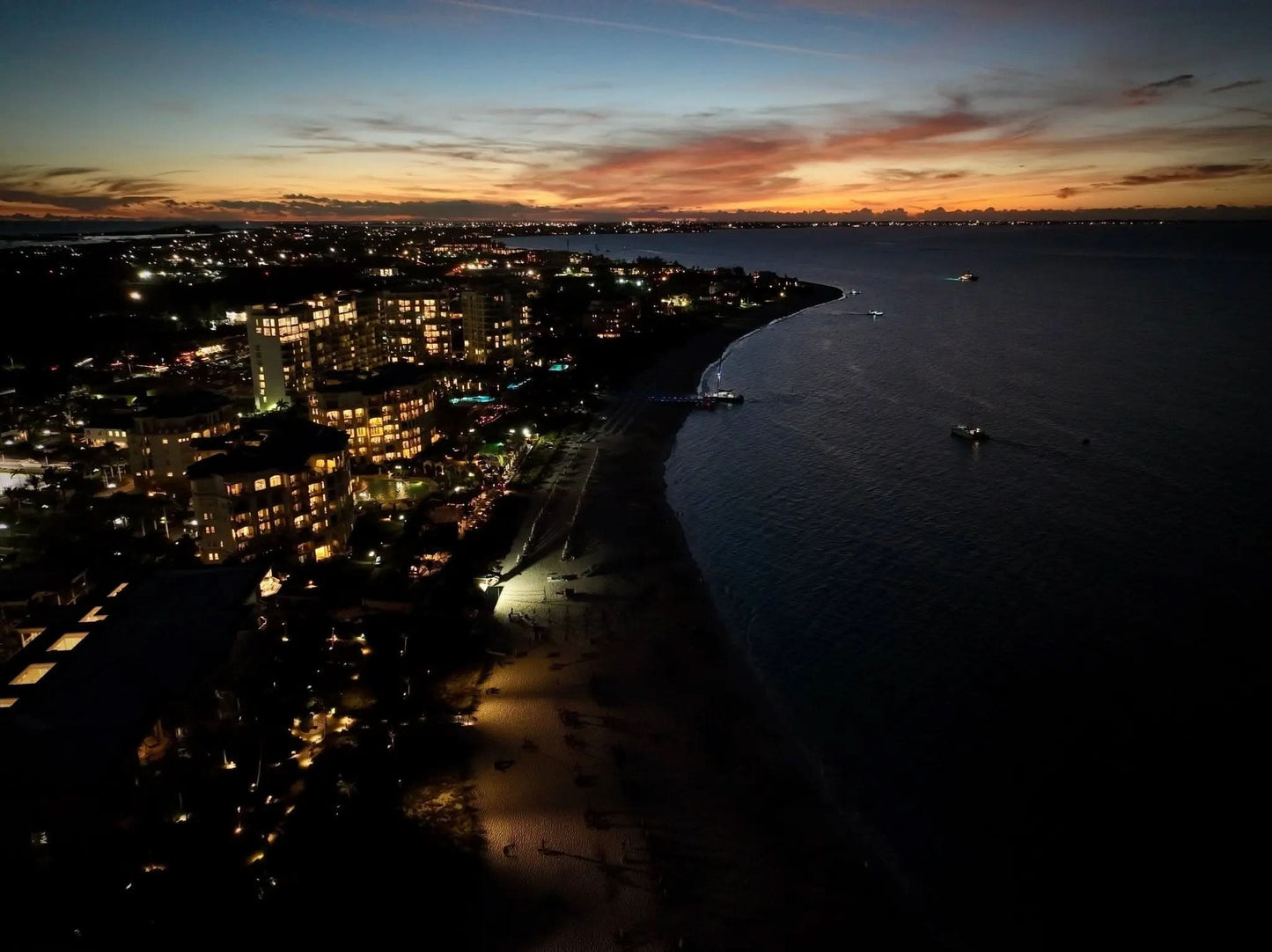 Evening Lights - Drone Vision Photography