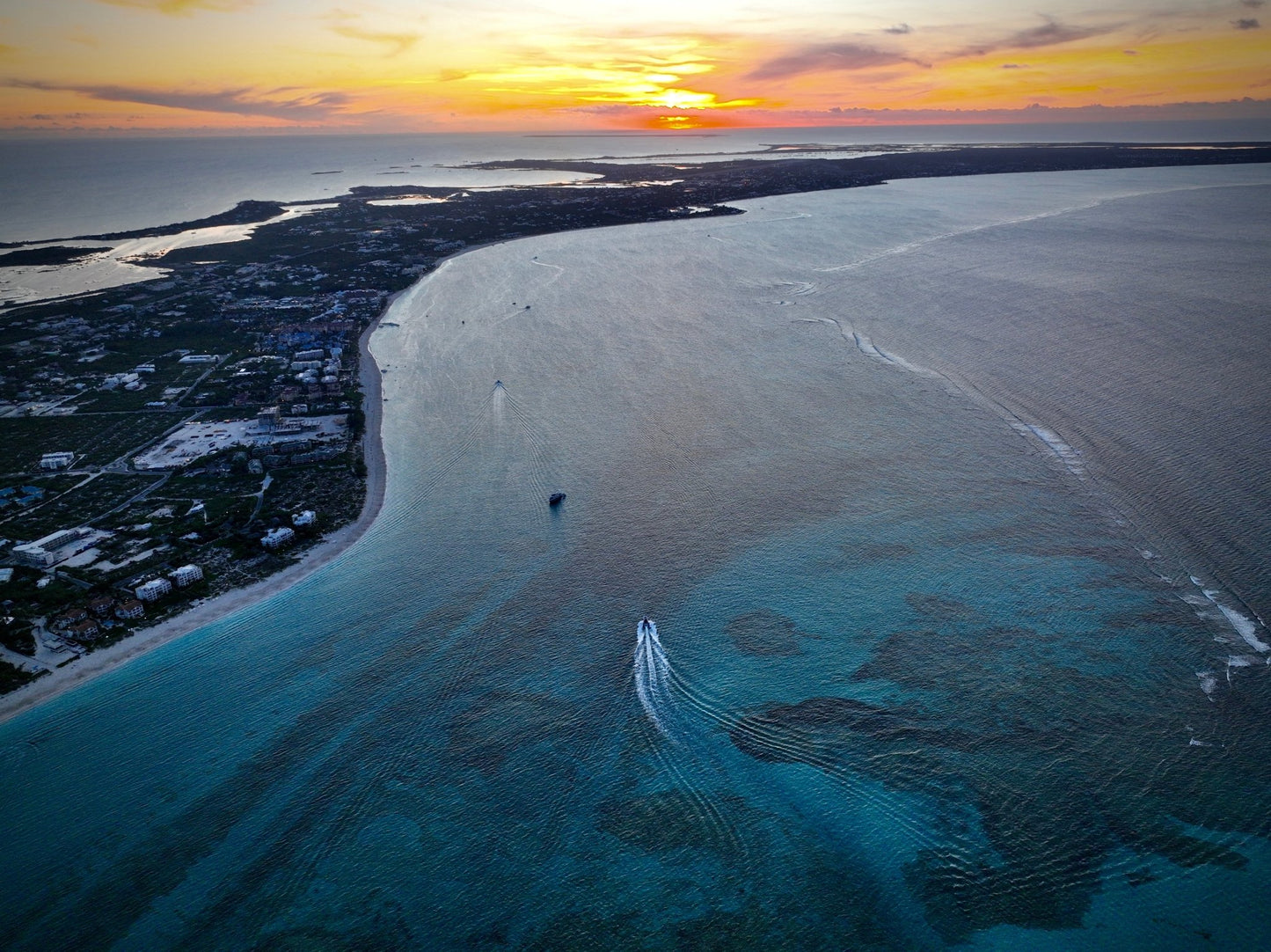 Golden Horizon - Drone Vision Photography